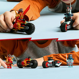 LEGO NINJAGO Kais motorcykel-racerløb, Bygge legetøj Byggesæt, 6 År, Plast, 79 stk, 139 g
