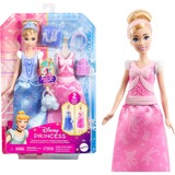 Mattel Disney Princess 2-i-1 Stories Askepot-modedukke med 2 klik på-overdele, 2 nederdele og 9 stk. tilbehør Disney Princess 2-i-1 Stories Askepot-modedukke med 2 klik på-overdele, 2 nederdele og 9 stk. tilbehør, Mode dukke, Hunstik, 3 År, Dreng/Pige, 293 mm, 40 g