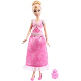 Mattel Disney Princess 2-i-1 Stories Askepot-modedukke med 2 klik på-overdele, 2 nederdele og 9 stk. tilbehør Disney Princess 2-i-1 Stories Askepot-modedukke med 2 klik på-overdele, 2 nederdele og 9 stk. tilbehør, Mode dukke, Hunstik, 3 År, Dreng/Pige, 293 mm, 40 g