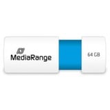 MediaRange Color Edition 64 GB, USB-stik Hvid/Lyseblå