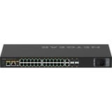 Netgear GSM4230P-100EUS netværksswitch Administreret L2/L3 Gigabit Ethernet (10/100/1000) Strøm over Ethernet (PoE) 1U Sort Administreret, L2/L3, Gigabit Ethernet (10/100/1000), Strøm over Ethernet (PoE), Stativ-montering, 1U