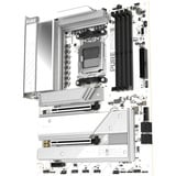 SAPPHIRE PURE X870A WIFI 7, Bundkort Hvid