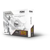 SAPPHIRE PURE X870A WIFI 7, Bundkort Hvid