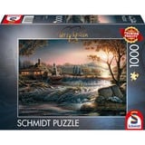 Schmidt Spiele Terry Redlin: Lys i vildmarken, Puslespil 