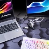 Sharkoon 4044951037582, USB hub Sort