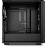 Sharkoon Rebel C70G RGB, Towerkabinet Sort/træ