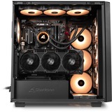 Sharkoon Rebel C70G RGB , Towerkabinet Sort
