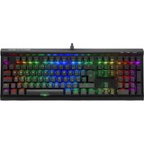 Sharkoon SKILLER SGK60 tastatur USB QWERTY Italiensk Sort, Gaming-tastatur Sort, It-layout, Kailh Box Brown, Fuld størrelse (100 %), USB, Mekanisk, QWERTY, RGB LED, Sort