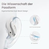 Shokz OpenFit Air, weiss Headset Trådløs Ørekrog Opkald/Musik/Sport/Hverdag Bluetooth Hvid, Hovedtelefoner Hvid, weiss, Trådløs, Opkald/Musik/Sport/Hverdag, 50 - 16000 Hz, Headset, Hvid