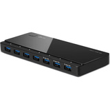 TP-Link UH700 interface hub USB 3.2 Gen 1 (3.1 Gen 1) Micro-B 5000 Mbit/s Sort, USB hub Sort, USB 3.2 Gen 1 (3.1 Gen 1) Micro-B, USB 3.2 Gen 1 (3.1 Gen 1) Type-A, 5000 Mbit/s, Sort, 1 m, USB