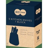 Tefal Jamie Oliver køkkenknivsæt, 6 dele træ/Sort