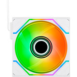 Thermaltake CL-F265-PL12SW-A, Sag fan Hvid