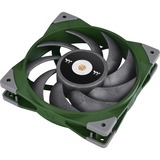 Thermaltake Toughfan 12 Racing Green High Static Pressure Radiator Fan Universel Ventilator 12 cm Grøn 1 stk, Sag fan Grøn, Ventilator, 12 cm, 500 rpm, 2000 rpm, 58,35 kubikfod/min., Grøn