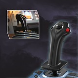 Thrustmaster TCA Captain Pack X Airbus Edition Sort, Grå USB Joystick + håndtag til motorstyring Analog PC, Xbox, Sæt Sort, Joystick + håndtag til motorstyring, PC, Xbox, Retningsknapper, Knappen Menu, Knappen Vælg, Knappen Del, View button, Analog, Ledningsført, USB