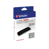 Verbatim Vi7000G 4 TB M.2 PCI Express 4.0 NVMe, Solid state-drev Sort, 4 TB, M.2, 7000 MB/s