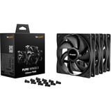 be quiet! Pure Wings 3 120 mm PWM Triple Pack Computerkabinet Ventilator 12 cm Sort 3 stk, Sag fan Sort, Ventilator, 12 cm, 1600 rpm, 84,8 m³/t, Sort