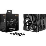 be quiet! Pure Wings 3 120mm | PWM Triple Pack Computerkabinet Ventilator 12 cm Sort 3 stk, Sag fan Sort, Ventilator, 12 cm, 1600 rpm, 84,8 m³/t, Sort