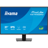 iiyama ProLite X2792QSU-B1 computerskærm 68,6 cm (27") 2560 x 1440 pixel Quad HD LED Sort, LED-skærm Sort (mat), 68,6 cm (27"), 2560 x 1440 pixel, Quad HD, LED, 3 ms, Sort