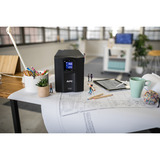 APC SMC1500IC UPS-enhed Interaktivt indgangsstik 1,5 kVA 900 W 8 AC stikkontakt(er) Sort, Interaktivt indgangsstik, 1,5 kVA, 900 W, Sine, 170 V, 300 V