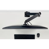 ARCTIC X1-3D 109,2 cm (43") Skrivebord Sort, Skærmbeslag Sort (mat), Klemme, 10 kg, 109,2 cm (43"), 100 x 100 mm, Højdejustering, Sort