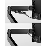 ARCTIC X1-3D, Skærmbeslag Sort (mat)