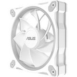 ASUS Prime MR120 Fan ARGB Reverse White Computerkabinet Ventilator 12 cm Hvid, Sag fan Hvid, Ventilator, 12 cm, Hvid