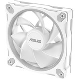 ASUS Prime MR120 Fan ARGB Reverse White Computerkabinet Ventilator 12 cm Hvid, Sag fan Hvid, Ventilator, 12 cm, Hvid