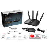 ASUS RT-BE82U BE6500 trådløs router 2.5 Gigabit Ethernet Dual-band (2,4 GHz / 5 GHz) Sort, Mesh router Sort, Wi-Fi 7 (802.11be), Dual-band (2,4 GHz / 5 GHz), Ethernet LAN, Sort, Bordplade router
