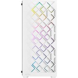 AZZA Spectra Midi Tower Hvid, Towerkabinet Hvid, Midi Tower, PC, Hvid, ATX, ITX, micro ATX, Gummi, Stål, Hærdet glas, Blå, Grøn, Rød