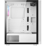 AZZA Spectra Midi Tower Hvid, Towerkabinet Hvid, Midi Tower, PC, Hvid, ATX, ITX, micro ATX, Gummi, Stål, Hærdet glas, Blå, Grøn, Rød