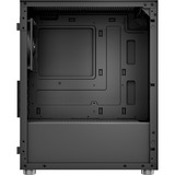 Aerocool CS111 Mini Tower Sort, Towerkabinet Sort, Mini Tower, PC, Sort, micro ATX, Mini-ITX, SPCC, Stål, Hjemme/kontor