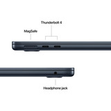 Apple MacBook Air 34,5 cm (13,6") 2025, Notebook Sort