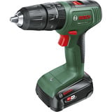 Bosch Easy Impact 18V-40 163 rpm Nøglefri 1,4 kg Sort, Grøn, Bore-/ skruemaskine Grøn/Sort, Pistolgreb boremaskine, Nøglefri, Børstefri, Sort, Grøn, 1,3 cm, 163 rpm