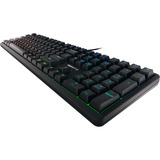 CHERRY G80-3000N RGB tastatur Universel USB QWERTY US International Sort Sort, EU-layout (antal), Cherry MX Red Silent, Ledningsført, USB, Mekanisk, QWERTY, RGB LED, Sort