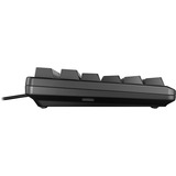 CHERRY G80-3000N RGB tastatur Universel USB QWERTY US International Sort Sort, EU-layout (antal), Cherry MX Red Silent, Ledningsført, USB, Mekanisk, QWERTY, RGB LED, Sort