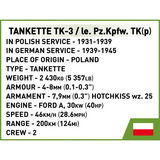 COBI Tankette TK-3, Bygge legetøj 