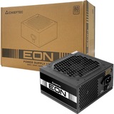 Chieftec EON ZPU-400S enhed til strømforsyning 400 W 20+4 pin ATX ATX Sort, PC strømforsyning Sort, 400 W, 200 - 240 V, 50 Hz, 3 A, 3 A, Aktiv
