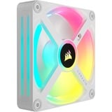 Corsair iCUE LINK QX120 RGB 120 mm PWM blæser, Sag fan Hvid