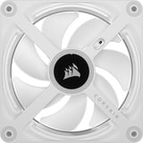 Corsair iCUE LINK QX120 RGB 120 mm PWM blæser, Sag fan Hvid