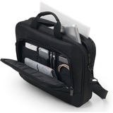 DICOTA Eco Top Traveller BASE taske og etui til notebook 43,9 cm (17.3") Toploader taske Sort, Laptop Sort, Toploader taske, 43,9 cm (17.3"), Skulderrem, 850 g