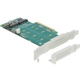 DeLOCK 89045 interface-kort/adapter Intern M.2, Controller PCIe, M.2, Lavprofil, PCIe 4.0, 5 - 50 °C, -25 - 70 °C