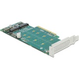 DeLOCK 89045 interface-kort/adapter Intern M.2, Controller PCIe, M.2, Lavprofil, PCIe 4.0, 5 - 50 °C, -25 - 70 °C