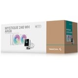 DeepCool MYSTIQUE 240 ARGB, Vandkøling Hvid