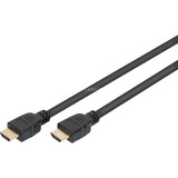 Digitus HDMI Ultra High Speed tilslutningskabel, med Ethernet, UHD 8K, Type A Sort