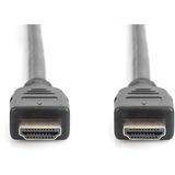 Digitus HDMI Ultra High Speed tilslutningskabel, med Ethernet, UHD 8K, Type A Sort
