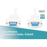 Digitus Null-Modem tilslutningskabel Beige