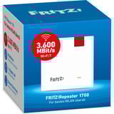 FRITZ! 20003116 Bridges og Repeaters Hvid/grå, Repeater 20003116, Netværksgentager, Ethernet LAN, Rød, Hvid