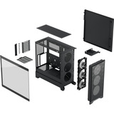 Fractal Design FD-C-POA2A-03, Towerkabinet Sort