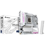 GIGABYTE B860M AORUS ELITE WIFI6E ICE, Bundkort Sølv/Hvid
