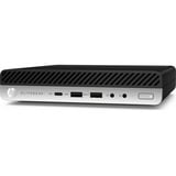HP EliteDesk 800 G4 DM Renoveret, Mini-PC Sort/Sølv